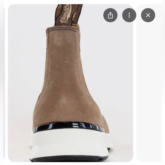 NEW🌺BLUNDSTONE 2146 CHELSEA SUEDE‎ SNEAKER BOOTS TAN NAVY BLUE women’s 8 EU 38 - Picture 7 of 15